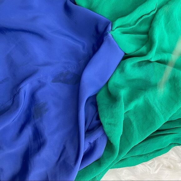 Aidan Mattox  Beaded Spaghetti Silk Fit and Flare Empire Midi Dress - Picture 7 of 11